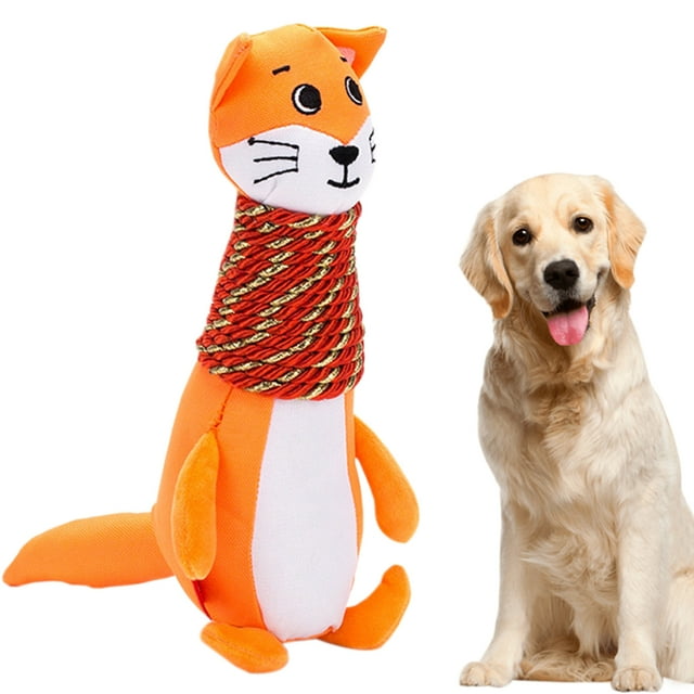 Dog Chew Toy Cute Animal Shape Dog Interactive Toy Pet Bite Toy Pet Sound Toy