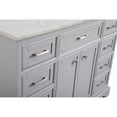 thumbnail image 5 of Elegant Decor Americana 48" Wood Single Bathroom Vanity in Light Gray, 5 of 13