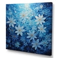 thumbnail image 2 of Designart "Flowers Glacial Majesty painting" Floral Wall Art Print, 2 of 5