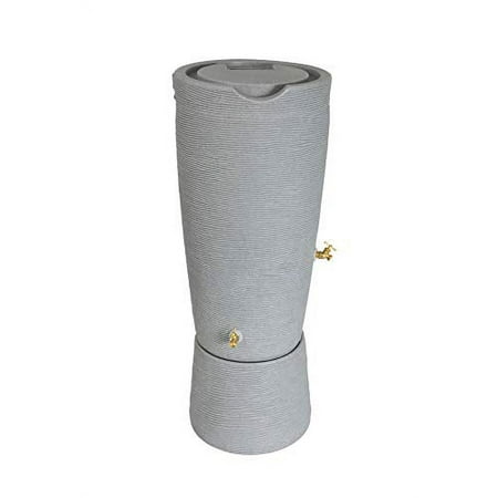 Good Ideas Impressions Stone 50 Gallon Rain Saver with Stand - Light Granite