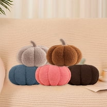 Dmlowu Halloween Cotton Pumpkin Pillow, 5x8 Inch Fall Throw Pillows Decor, Extra Soft Couch Pillows for Halloween Decorations Outdoor & Indoor, Simulated Pumpkin Throw Pillows for Couch