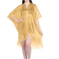thumbnail image 1 of Vestido de mujer con cuello en V y manga larga con estampado de Wraps, 1 of 3