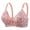 Pink, variant on Jelly Bras For Women Womens Cotton Lace Bra Wireless Full Coverage Lightly Lined Sleep Support Comfort Black 36B-42B