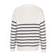 thumbnail image 5 of Suéter de cuello alto para mujer, jersey de punto informal de manga larga a rayas con media cremallera, jersey holgado, suéter de cuello alto para mujer, 5 of 5