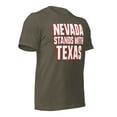 thumbnail image 3 of NEVADA stands with TEXAS patriotic AMERICAN Unisex t-shirt (Army, 3XL), 3 of 3