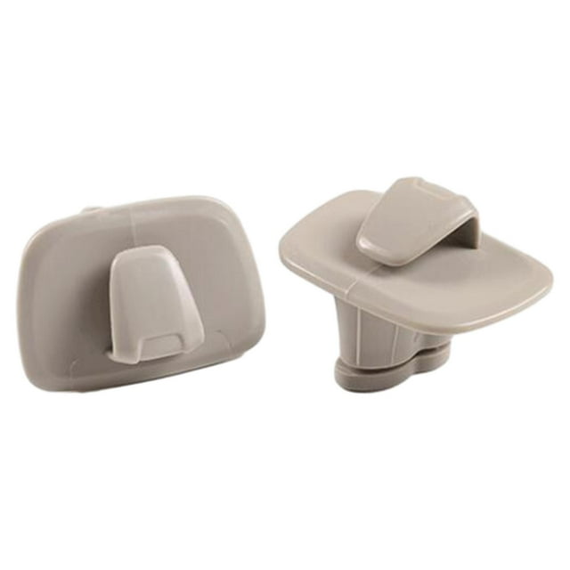 koolsoo 2 Pieces Car Ceiling Hook PP Car Interior Accessories for Volvo S60 S90 Gray
