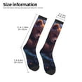 thumbnail image 2 of Cauagu Lazy Stone Bear Print Women's Men's Ankle Socks 1-pack Casual Athletic Socks for Unisex Adult Moisture-Wicking Socks for Daily Wear/Running/Sport, 2 of 8