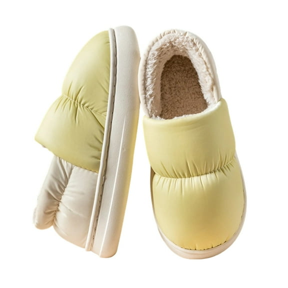 Slippers for Women Fluffy Slippers Lined Slippers Indoor Outdoor Soft Sole Shoes For Winter Warmth Comfort
