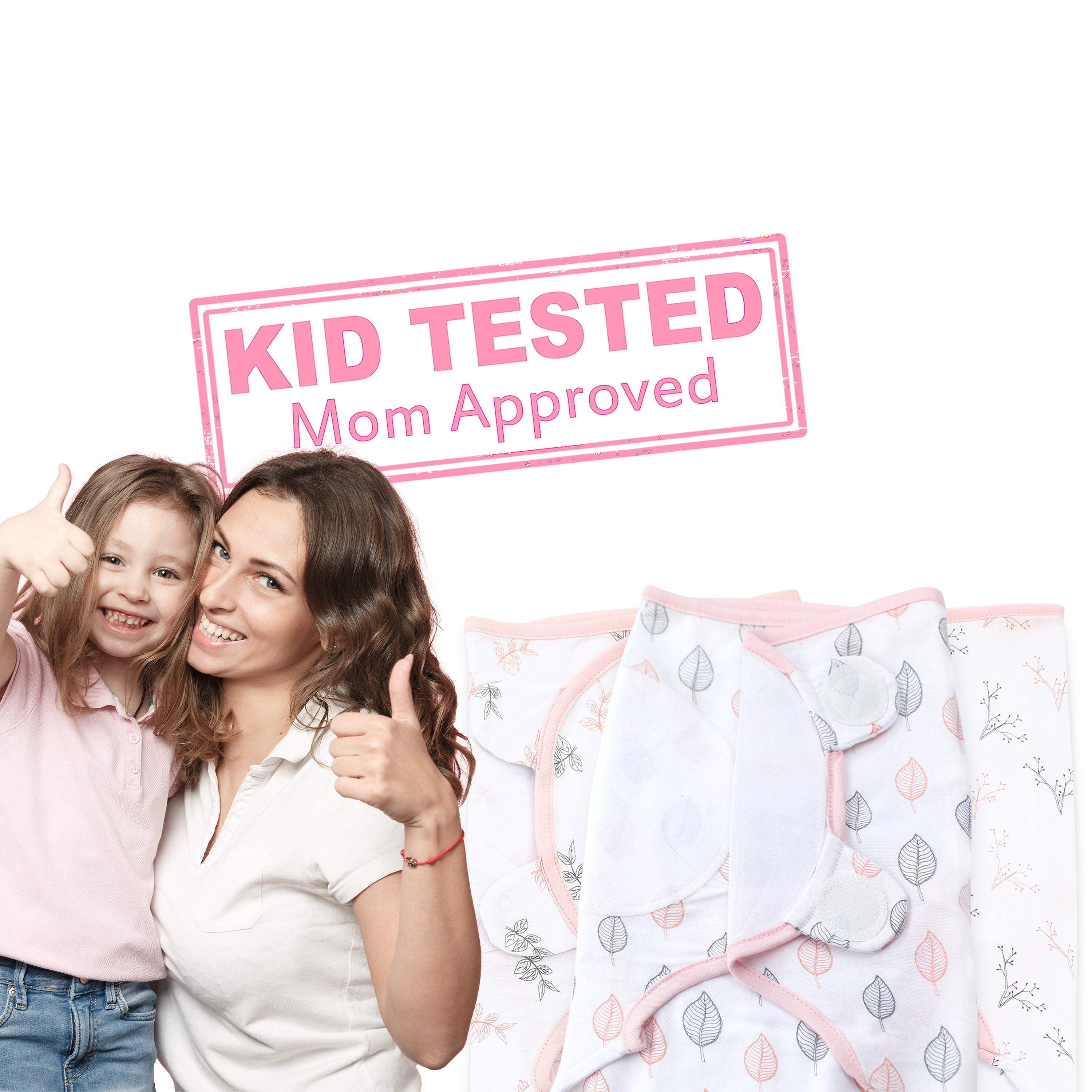 Swaddles for Newborns Baby Swaddle Pack of 3, 0-3 Month, 100% Cotton Newborn Swaddle Baby Wraps Baby Girl and Boy Adjustable Swaddle Blanket, Soft Baby Blankets