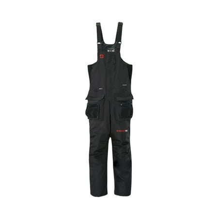 UPC: 0854206008083 | STRIKER ICE Adult Male Climate Fishing Bibs Color: Black Size: 4XL Width: Medium (216208)