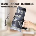 thumbnail image 5 of Camo 20oz Stainless Steel Tumbler with Handle and Straw – Insulated Travel Cup with Sliding Lid, 360° Full Wrap Printed Mug for Home, Outdoor & Sports Use, Camouflage, 5 of 6
