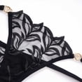 thumbnail image 5 of Plus Size Womens Underwear Lace Thongs for Women Breathable Thin Underwear G-String Stretch Bikini Panties Black L, 5 of 6