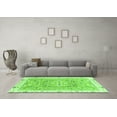 thumbnail image 3 of Ahgly Company Indoor Round Abstract Green Modern Area Rugs, 3' Round, 3 of 4