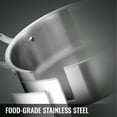 thumbnail image 4 of VEVOR 5-Tier Stainless Steel Steamer 11in Multi-Layer Cookware Pot with Handles, 4 of 9