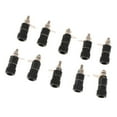 thumbnail image 1 of Terminal de poste de plátano Sunnimix zócalo Enchufe 10pcs 4mm negro, 1 of 8