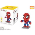 thumbnail image 2 of Figuras de acción de Marvel para niños, Spiderman, Anime, bloques de construcción, Ironman, Deadpool, juguetes de regalo de cumpleaños hola suerte unisex, 2 of 2