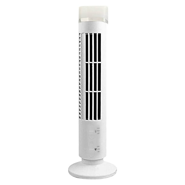 Ventilador Torre Enfriamiento Vertical Sin Aspas Ygjytge 3W 2 Velocidades Blanco