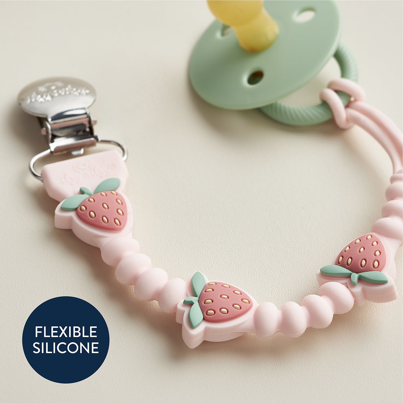 Sweetie Strap Strawberry Pacifier Strap - Walmart.com