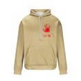 thumbnail image 4 of Fiudx Sudadera con Capucha Estampada para Hombre, Elegante Top de Manga Larga con Hombros Caídos, Poliéster, Ropa Informal de Diario, Moda de Invierno y Primavera, para Actividades Al Aire Libre, Tal, 4 of 5