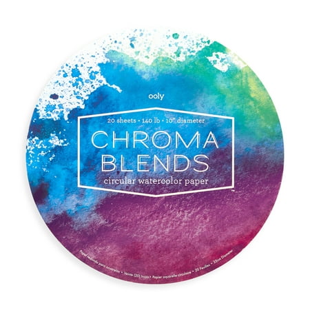Chroma Blends Circular Watercolor Paper Pad (The Best Watercolor Paper)