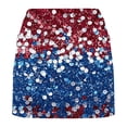 thumbnail image 4 of Stamzod Golf Skirts for Women High Waisted Athletic Skorts with Pockets Shorts 4Th of July Tennis Skirt for Yoga Running Workout Red-7 L, 4 of 6