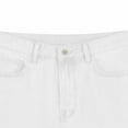 thumbnail image 6 of Hurxie Men's Jorts Baggy Jean Shorts Mid Waist Vintage Summer Denim Shorts White,L, 6 of 6