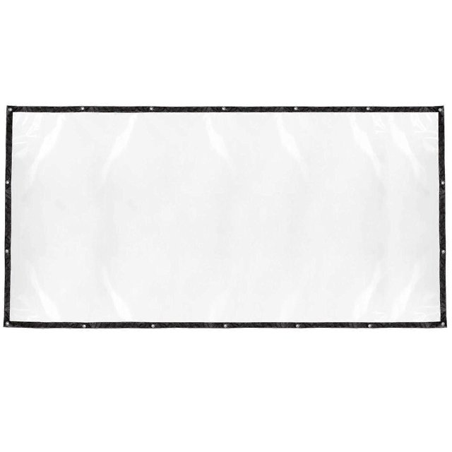 100% New,waterproof Clear Tarpaulin Tarp W/ Grommets Heavy Duty Pvc Patio Plant Cover,115*62cm