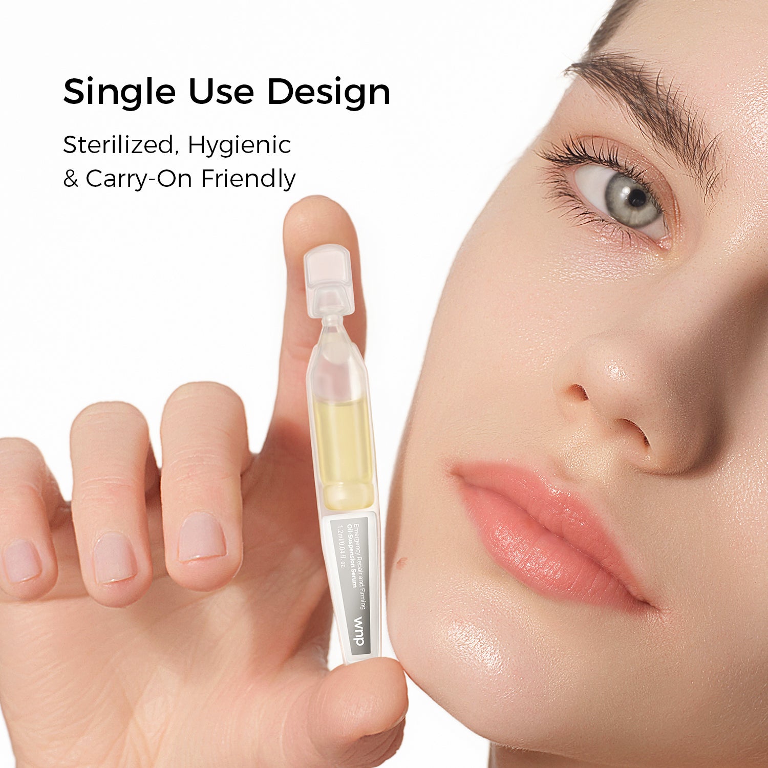 WNP Collagen Anti-Aging Serum, 100 Vials Value Pack with 4D Hyaluronic Acid, 4.06 fl oz
