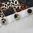 thumbnail image 4 of Homewish Bowknot Initial Alphabet H Blackout Curtains Set of 2 (52x84 Each) for Female Men,Animal Cheetah Print Window Curtains,Gothic Chic Damask Curtains and Drapes,Luxury Bedroom Decor, 4 of 6