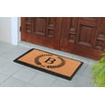 thumbnail image 2 of A1 Home Collections First Impression Divina Handwoven Extra Thick Leaf Doormat Monogrammed B,Large (24"X39"), 2 of 7