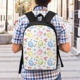 thumbnail image 5 of Disketp Easter Egg3 School Backpack, Lightweight Basic Middle School Bookbags 17 Inch Casual Daypack for Student College, Travel or Outdoor, 5 of 6