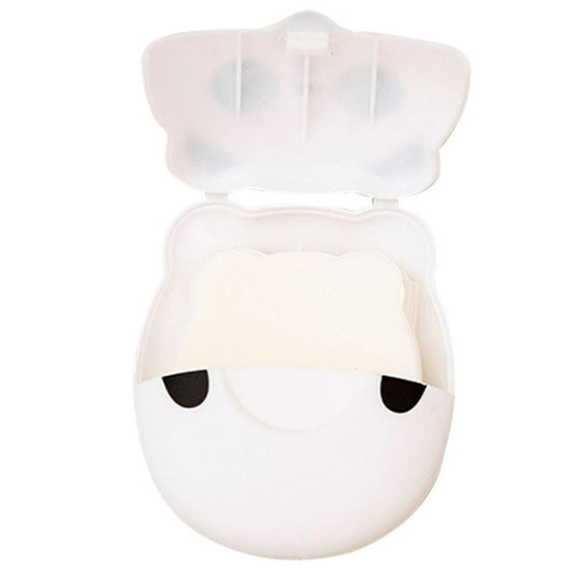 Lot de 1 Savon Format Voyage Motif Panda Savon de Voyage Portable Jetable Barre Nettoyante pour Camping Randonnée Sac à Dos et Aventures en Plein Air Idéal pour Laver les Mains Douches Rapides Usage au Gym