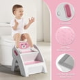 thumbnail image 3 of Banquito plegable de 2 escalones para niños pequeños TPN rosa antideslizante, 3 of 9