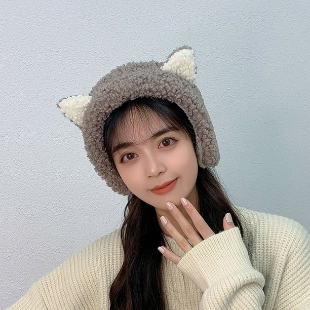 Cute Bear Ear Earmuffs Diadema de ala ancha para mujer Tocado Wmkox8yii fajkfhkj4305