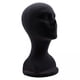 thumbnail image 1 of 2x Cabeza De Maniquí De Espuma Para Hombre Modelo De Sombrero Soporte De Exhibición Negro Práctico Altura 32 Cm, 1 of 8