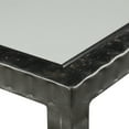 thumbnail image 4 of Uttermost Leo Iron and Glass Accent Console Table in Aged Gunmetal Gray, 4 of 5
