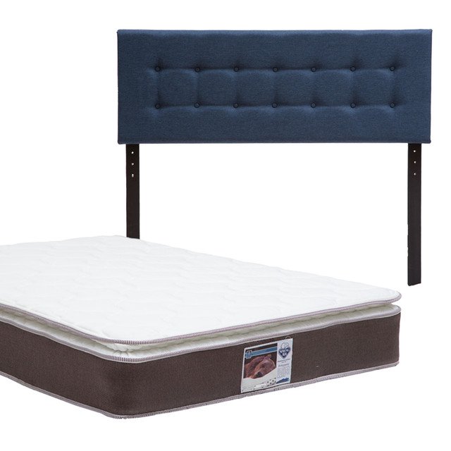 Combo Individual Cabecera + Colchón Promo Dicasa Spring Air Bilbao