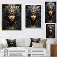 thumbnail image 4 of Designart "Dream Woman Egypt Pharaohs painting I" Egypt Floater Framed Canvas Print, 4 of 7