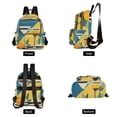 thumbnail image 4 of FORMRS Mini Backpack Purse for Women Travel Daypack Casual Shoulder Bag, Yellow Glasses, 4 of 7