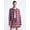 Bright Red Tomato, variant on Women's and Women's Plus Cropped Tweed Jacket with Fringe Trim, Sizes XS-4X