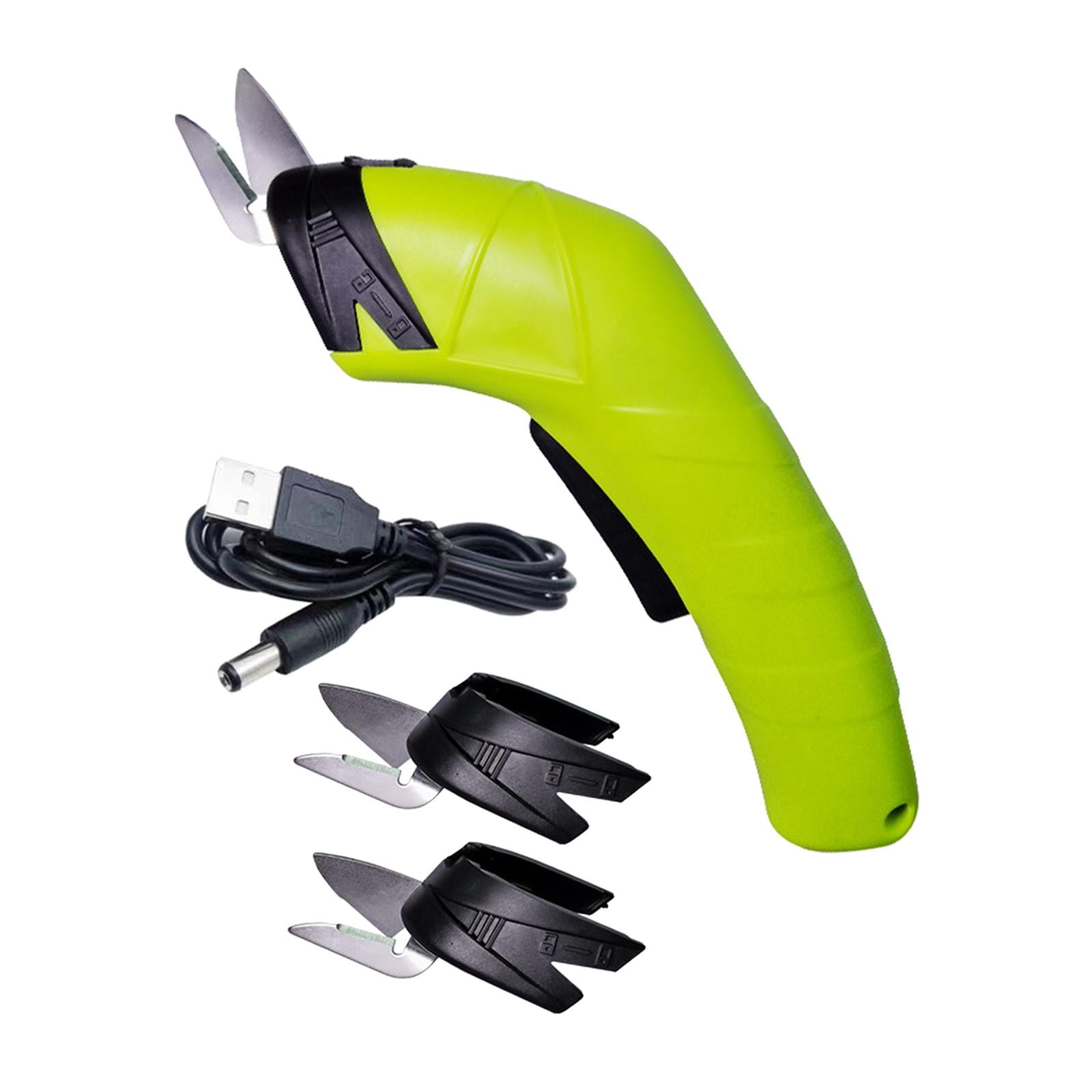 Wxqbjtam Fabric Cutter Cardboard Cutting Fabric Shears Cutting Tool Electric Scissors for Alloy 3 Head