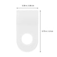 thumbnail image 2 of DEEPCRAFF 100Ud Sujetacables Con Tornillos Para Montaje De Cables En Pared Y Exterior, 2 of 8