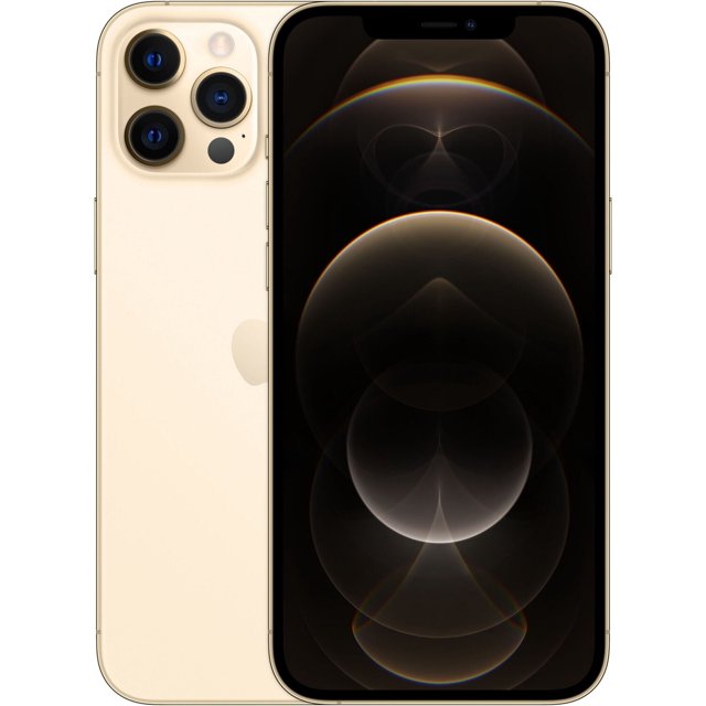 Refurbished Apple iPhone 12 Pro Max - 512GB – Gold – 12MP Triple Rear & 12MP Front Camera - Fully Unlocked Smartphone - Excellent Condition