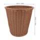 thumbnail image 2 of unbranded Papelera De Basura De Ratán Sintético Para Casa Con Superficie Lisa Y Estructura Robusta Marrón, 2 of 6