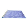 thumbnail image 2 of Ahgly Company Machine Washable Indoor Rectangle Abstract Blue Contemporary Area Rugs, 5' x 7', 2 of 4