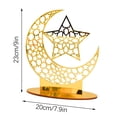 thumbnail image 4 of Ramadan Decorations Acrylic Mubarak Sign - Crescent Letter Table Mubarak Ramadan Decorations Sign Eid Decor Eid Mubarak Ornament Ramadan Mubarak Eid Ornaments, Centerpiece Eid Al Adha Decorations, 4 of 6