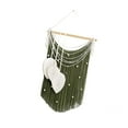 thumbnail image 3 of QSTDGVPW Macrame Wall Hanging Art Bohemian Macrame Wall Art for Bar Living Room Party Green, 3 of 9