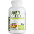thumbnail image 5 of Bronson Liver Detox Advanced Detox & Cleansing Formula Supports Health Liver Function with Milk Thistle, Dandelion Root, Turmeric, Artichoke Leaf & More, Non-GMO, 180 Vegetarian Capsules, 5 of 7