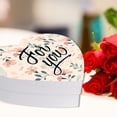 thumbnail image 4 of Koyal Wholesale Valentine's Day Heart Shaped Gift Box with Lid, For You, Reusable Heart Box, 8"x6", 1-Pack, 4 of 5