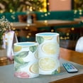 thumbnail image 3 of Yayeee Flameless Candles with Remote Flickering Battery Operated Multi Color Changing, Grapefruit Slices, 3 of 7